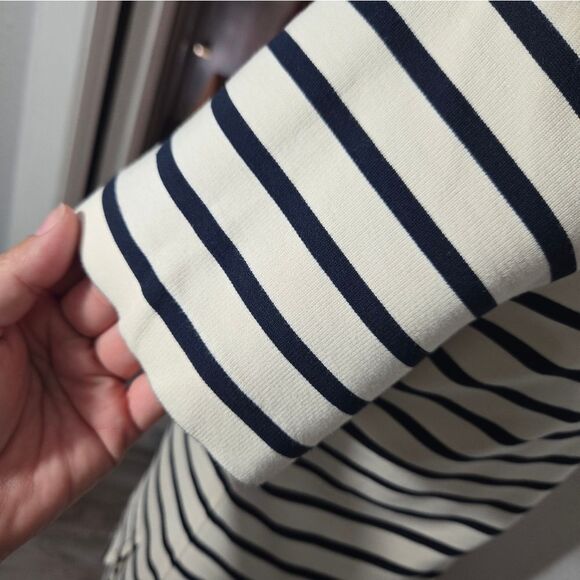 Banana Republic Stripe Shift Ponte Dress Size XS like new - Picture 7 of 10